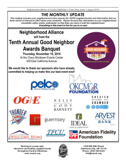 August 2016 Crime Stats Newsletter