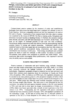 Design, construction and initial operation of full