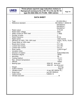 SPME 2 - Explosion proof electric motors, explosion proof motors