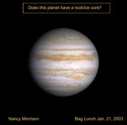 Jupiter Interior: A Rocky Core?