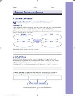 Cultural Diffusion