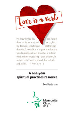Love Is A Verb Spiritual Practices Resource
