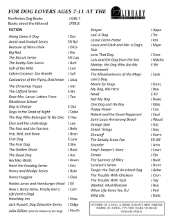 FOR DOG LOVERS AGES 7