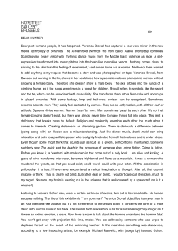 Pressrelease - Veronica Brovall