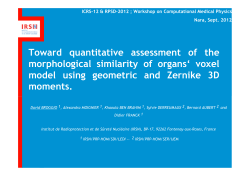 David Broggio et al - Computational Medical Physics Working Group