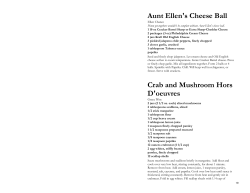 Aunt Ellen`s Cheese Ball