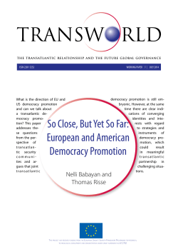 So Close, But Yet So Far: European and American Democracy