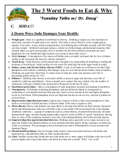 Handout #3 - BC Family Chiropractic