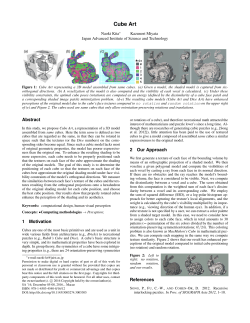 Cube Art - ACM Digital Library