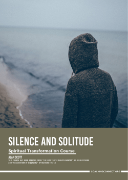Silence and solitude