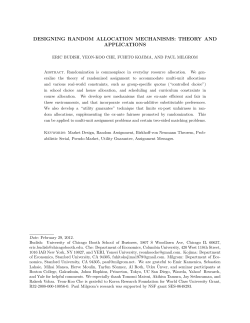 designing random allocation mechanisms