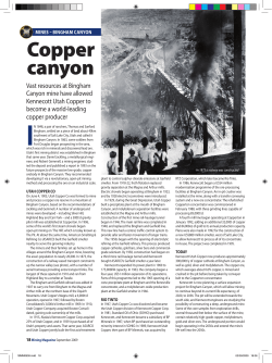 Copper canyon - Rio Tinto Kennecott