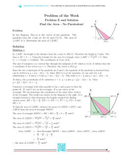 Problem of the Week - Sino Canada School