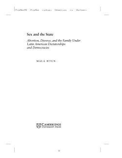 Sex and the State - Assets - Cambridge University Press