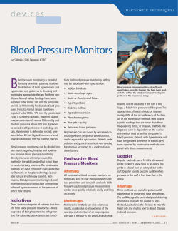 Blood Pressure Monitors