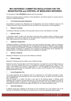 disciplinary section