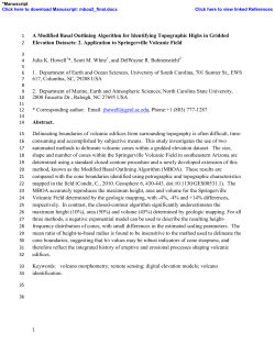 A Modified Basal Outlining Algorithm for Identifying Topographic