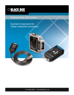 Essential Components for Today`s Industrial Connections