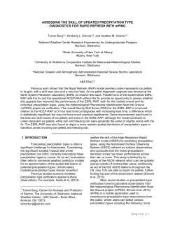 ASSESSING THE SKILL OF UPDATED PRECIPITATION TYPE