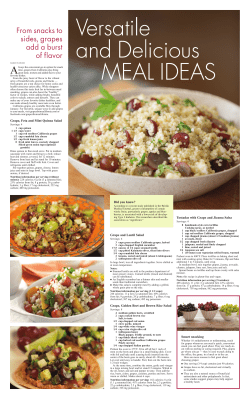 Grape, Feta and Mint Quinoa Salad Grape and