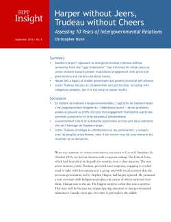 Insight - Institute for Research on Public Policy