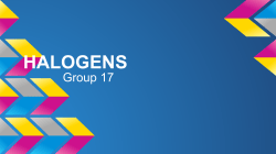 halogens - Wantagh School