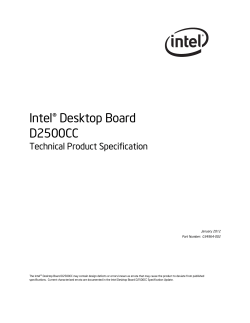 Intel D2500CCE Manual - Mini