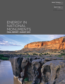 energy in national monuments