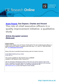 - LSE Research Online