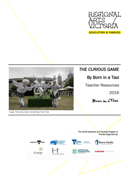THE CURIOUS GAME By Born in a Taxi