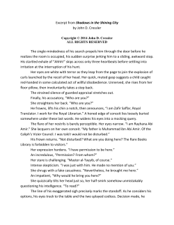 Excerpt - JohnDCressler.com