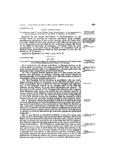 a copy of the Selective Training and Service Act of 1940