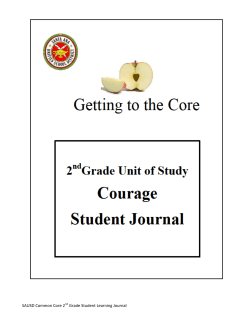 2nd Grade Courage Student Journal