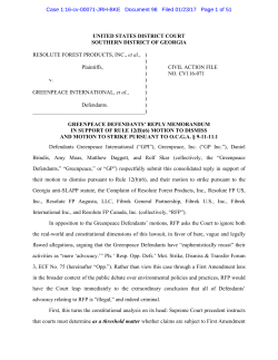 UNITED STATES DISTRICT COURT SOUTHERN DISTRICT OF