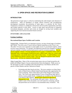 4. OPEN SPACE AND RECREATION ELEMENT