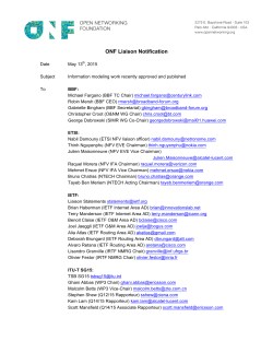 Information modeling work recently approved and published
