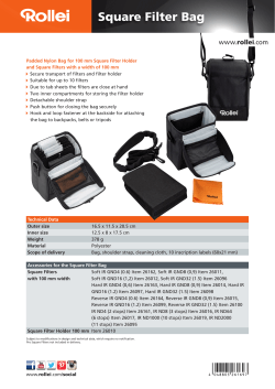 Square Filter Bag