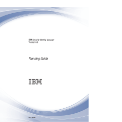 IBM Security Identity Manager Version 6.0: Planning Guide