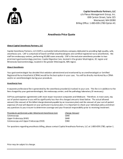 Anesthesia Price Quote - Minnesota Gastroenterology