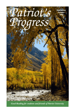 Patriot`s 2002 - Patriot Bible University
