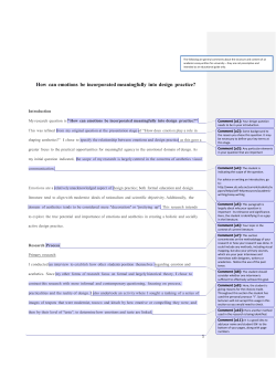 How can emotions be incorporated meaningfully into design practice?