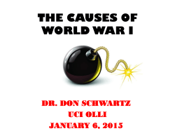 the causes of world war i