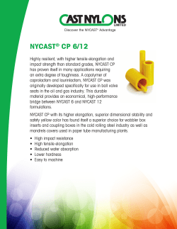 nycast&reg; cp 6/12 - Cast Nylons, LTD