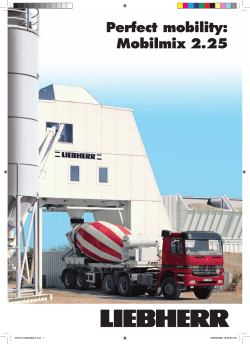 Mobilmix 2.25 - Astaldi Canada