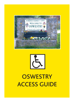 Oswestry Access Guide
