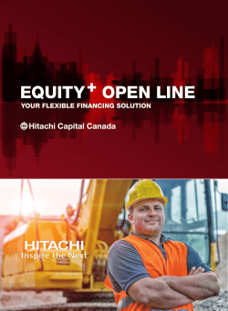 equity+ open line - Hitachi Capital Canada
