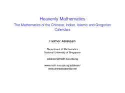 Heavenly Mathematics - The Mathematics of the Chinese, Indian