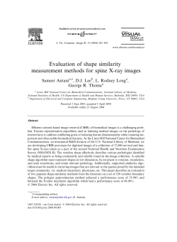 Evaluation of shape similarity measurement