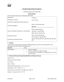Nitromethane - cchem.berkeley.edu