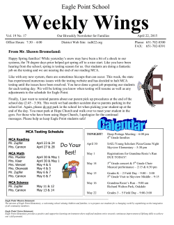 2015 Weekly Wings 4.22.2015